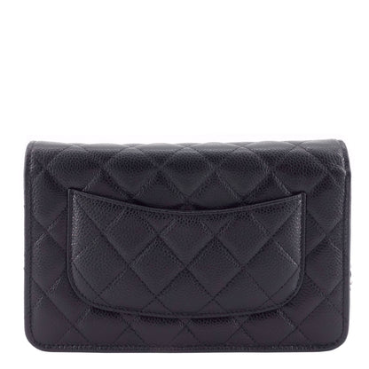Chanel Wallet on Chain Caviar Leather Bag