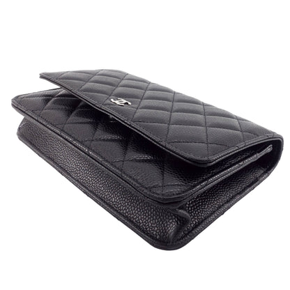 Chanel Wallet on Chain Caviar Leather Bag