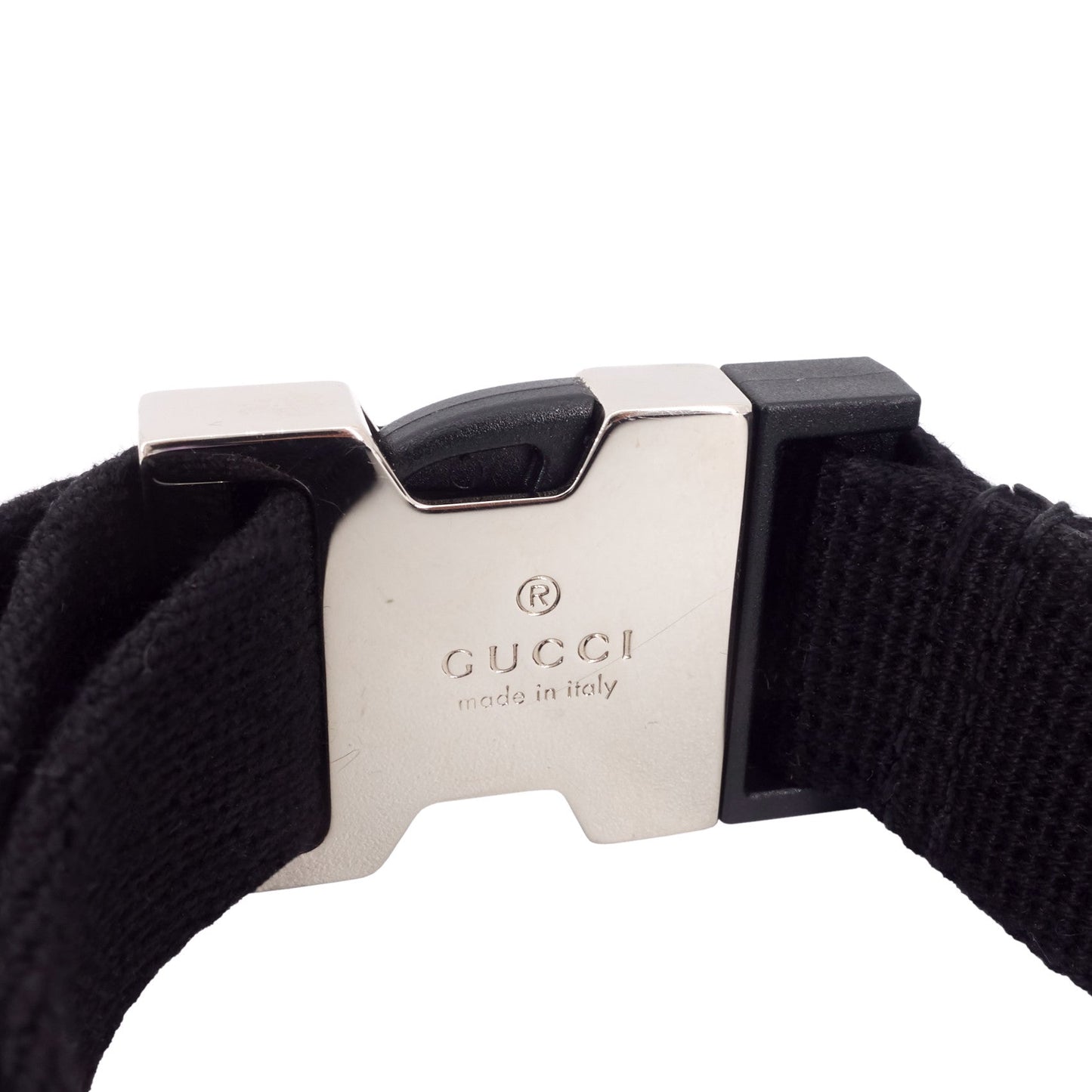Gucci GG Embossed Leather Belt Bag