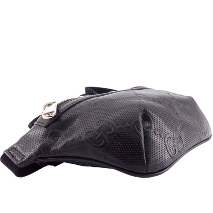 Gucci GG Embossed Leather Belt Bag