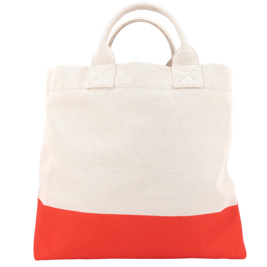 Gucci Embossed Detail Canvas Tote Bag