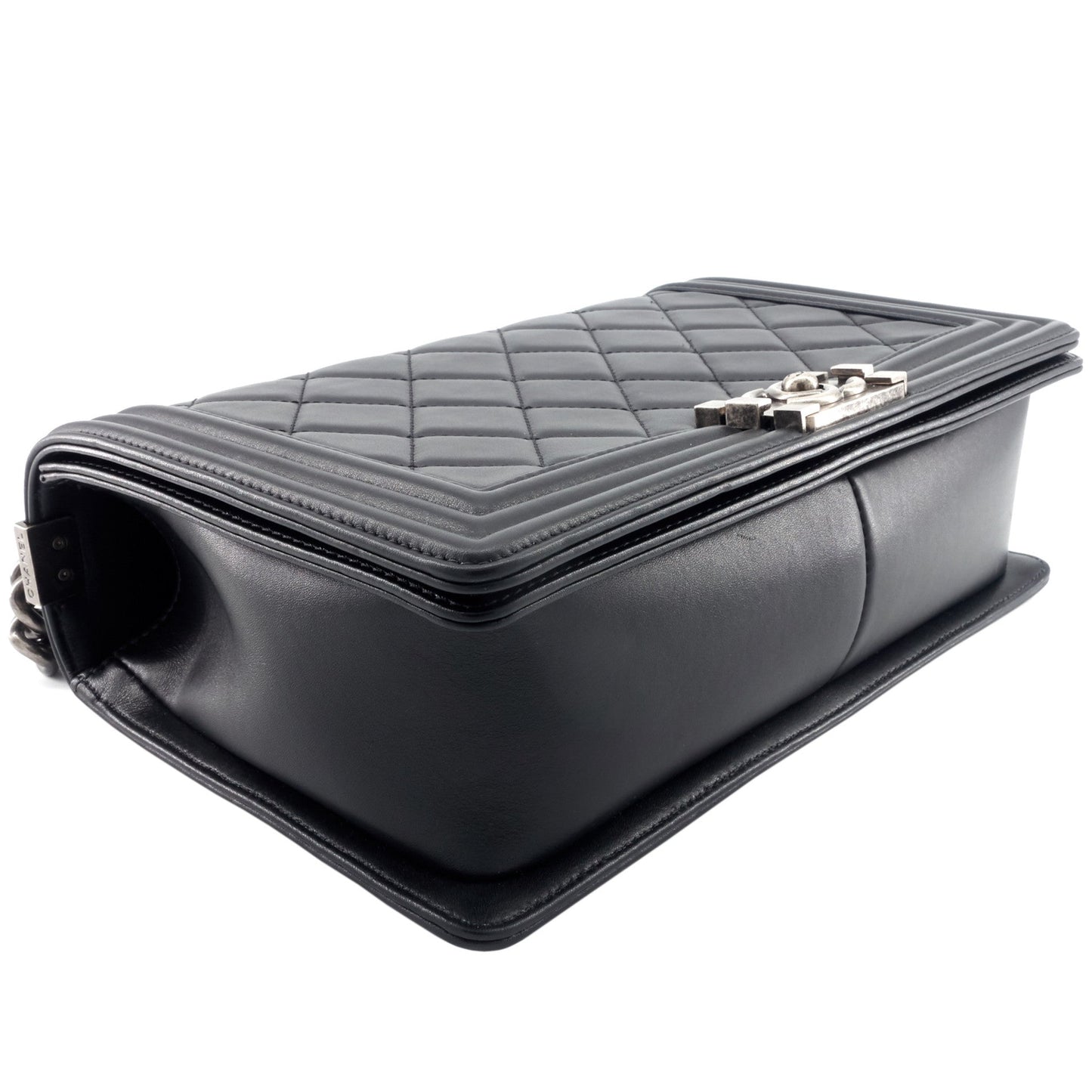 Chanel Boy New Medium Lambskin Leather Bag