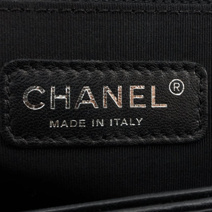 Chanel Boy New Medium Lambskin Leather Bag