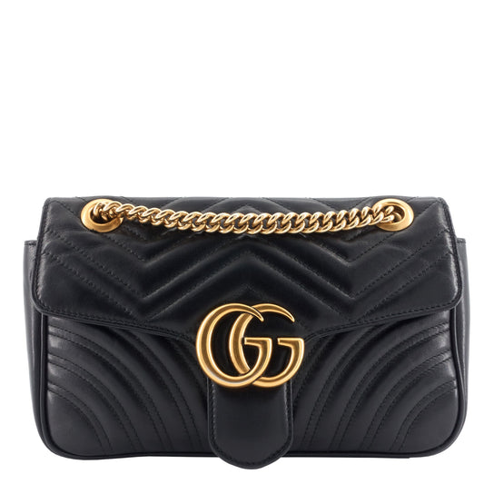 Gucci GG Marmont Small Leather Flap Bag