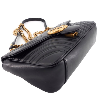 Gucci GG Marmont Small Leather Flap Bag