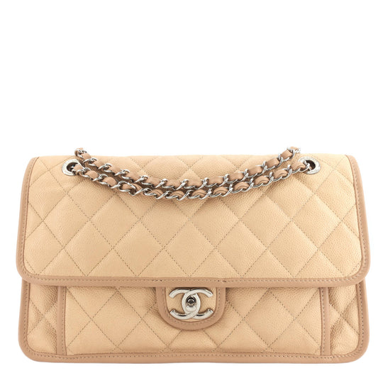 Chanel French Riviera Large Caviar Flap Bag