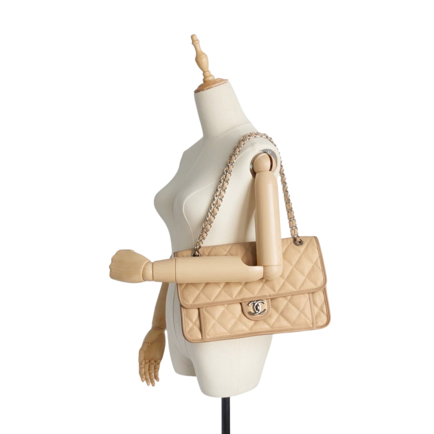 Chanel French Riviera Large Caviar Flap Bag
