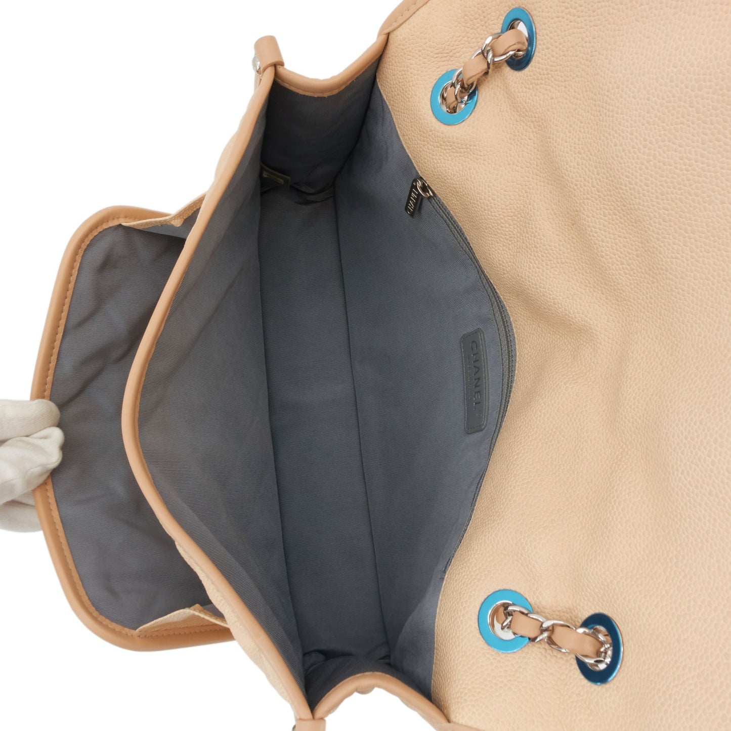 Chanel French Riviera Large Caviar Flap Bag