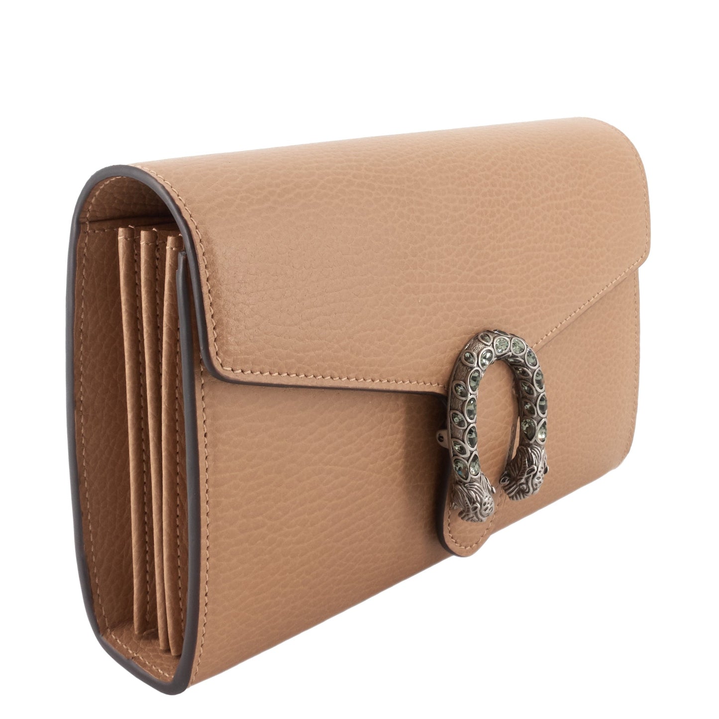 Gucci Dionysus Textured Leather Mini Wallet