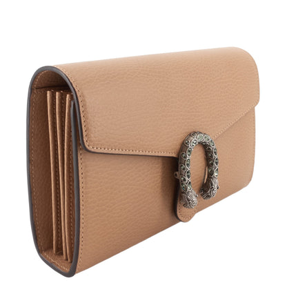 Gucci Dionysus Textured Leather Mini Wallet