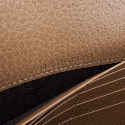 Gucci Dionysus Textured Leather Mini Wallet