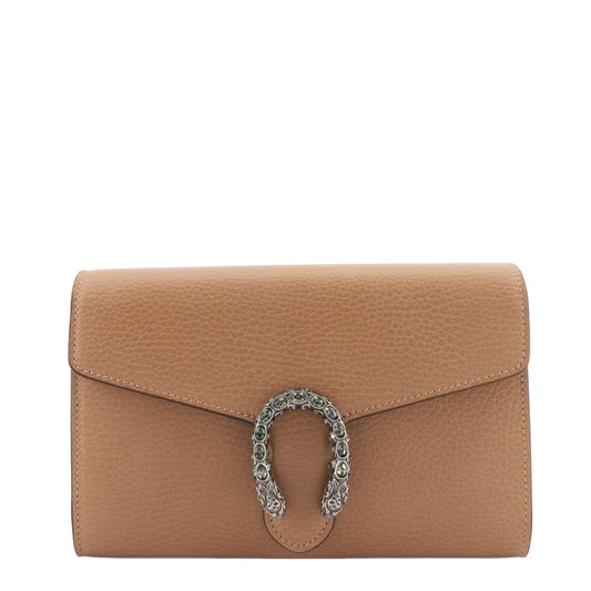Gucci Dionysus Textured Leather Mini Wallet