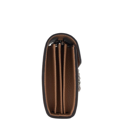 Gucci Dionysus Textured Leather Mini Wallet