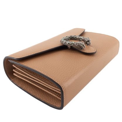 Gucci Dionysus Textured Leather Mini Wallet