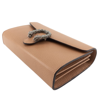 Gucci Dionysus Textured Leather Mini Wallet