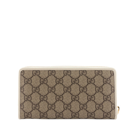 Gucci Horsebit 1955 GG Supreme Canvas Zip Around Wallet