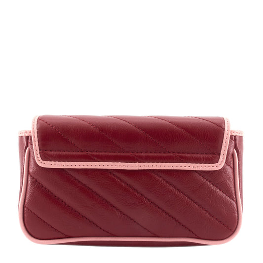 Gucci Azalea Enameled Torchon GG Marmont Wallet