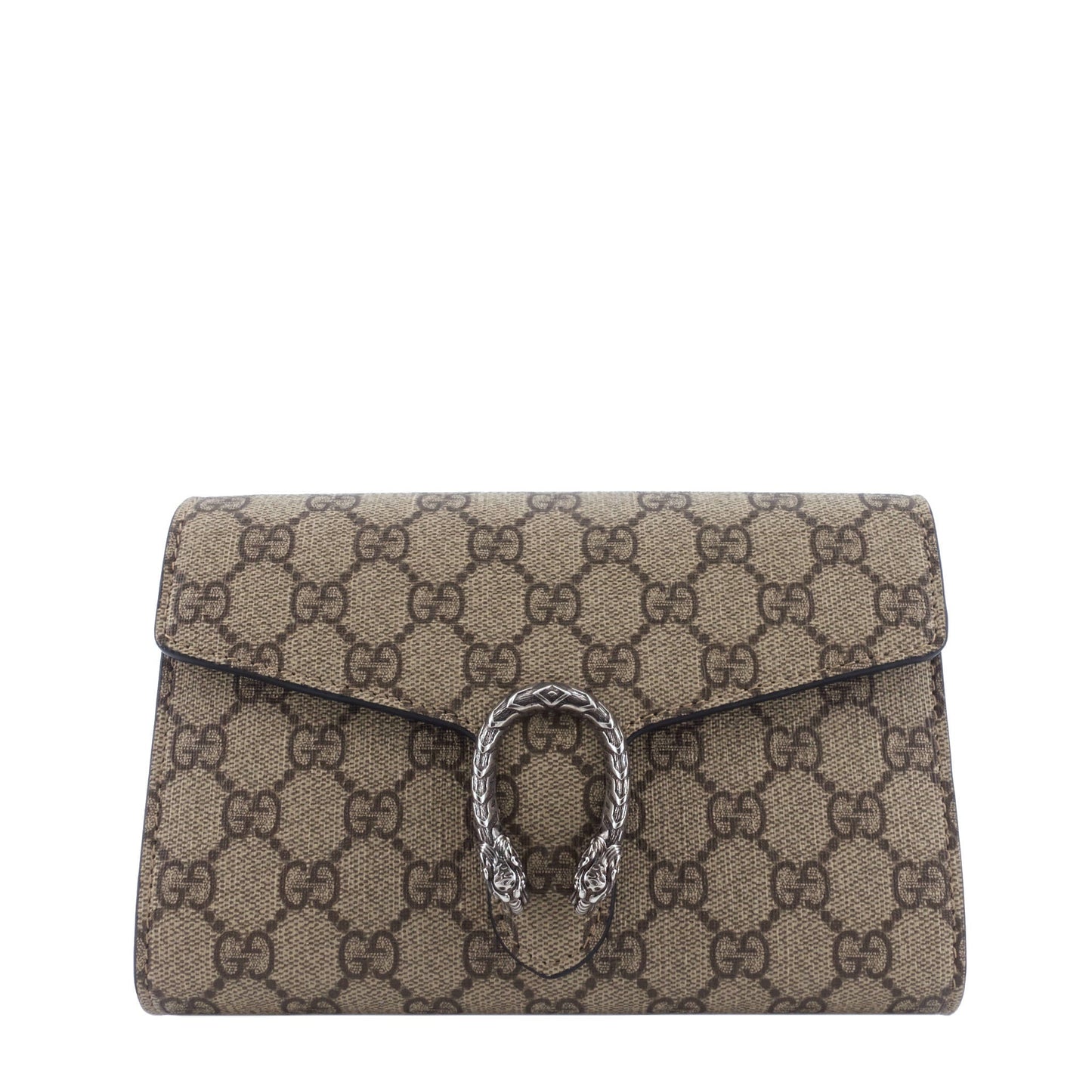 Gucci Dionysus GG Supreme Canvas Wallet on Chain