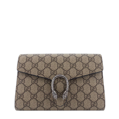 Gucci Dionysus GG Supreme Canvas Wallet on Chain