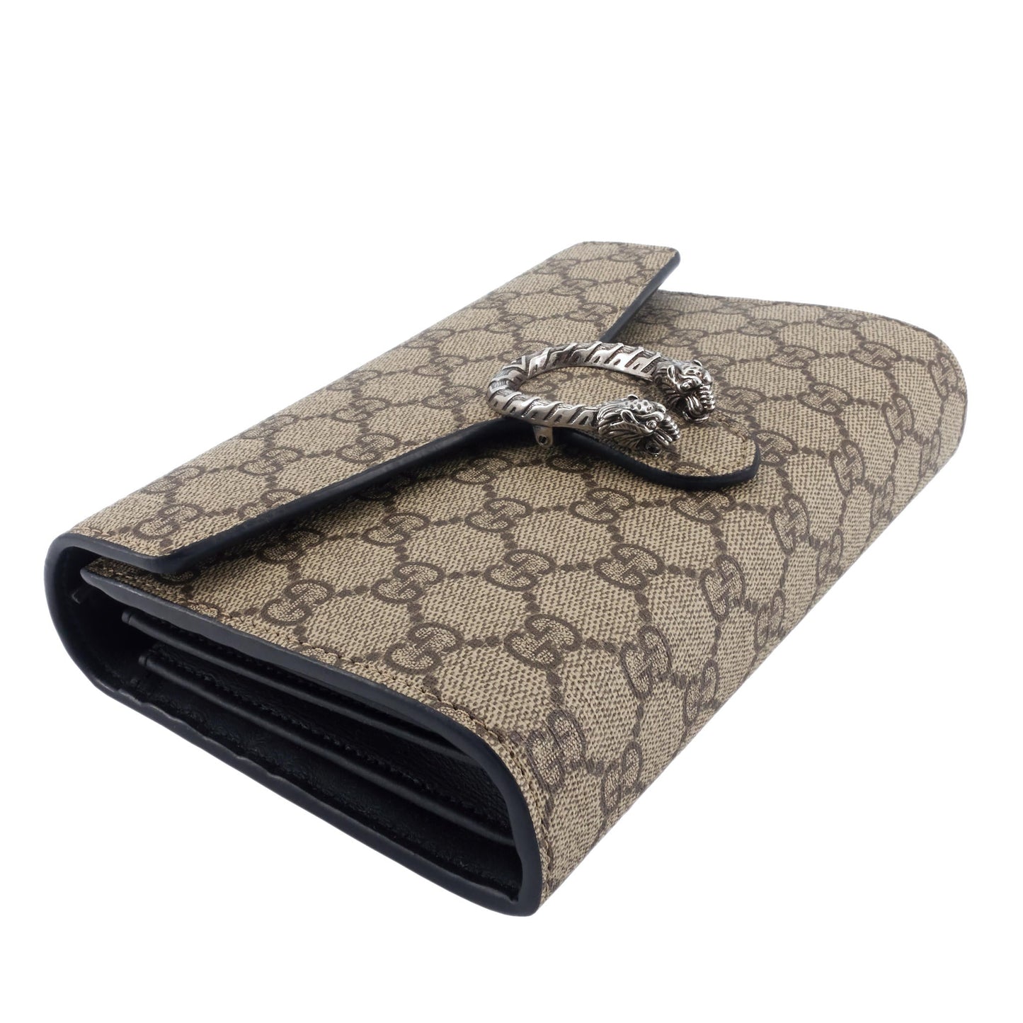 Gucci Dionysus GG Supreme Canvas Wallet on Chain