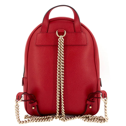 Gucci Soho Chain Calfskin Leather Backpack Bag