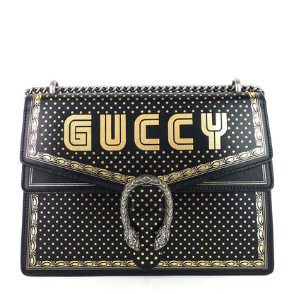 Gucci Dionysus Star Print Medium Leather Bag