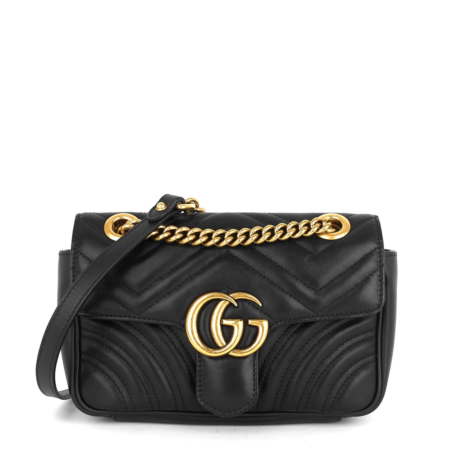 Gucci Marmont Mini Matelass� Calfskin Bag