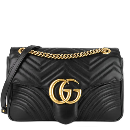 Gucci Marmont Medium Matelass� Leather Shoulder Bag
