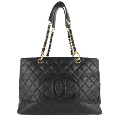 Chanel Grand Shopping Tote GST Caviar Leather Bag