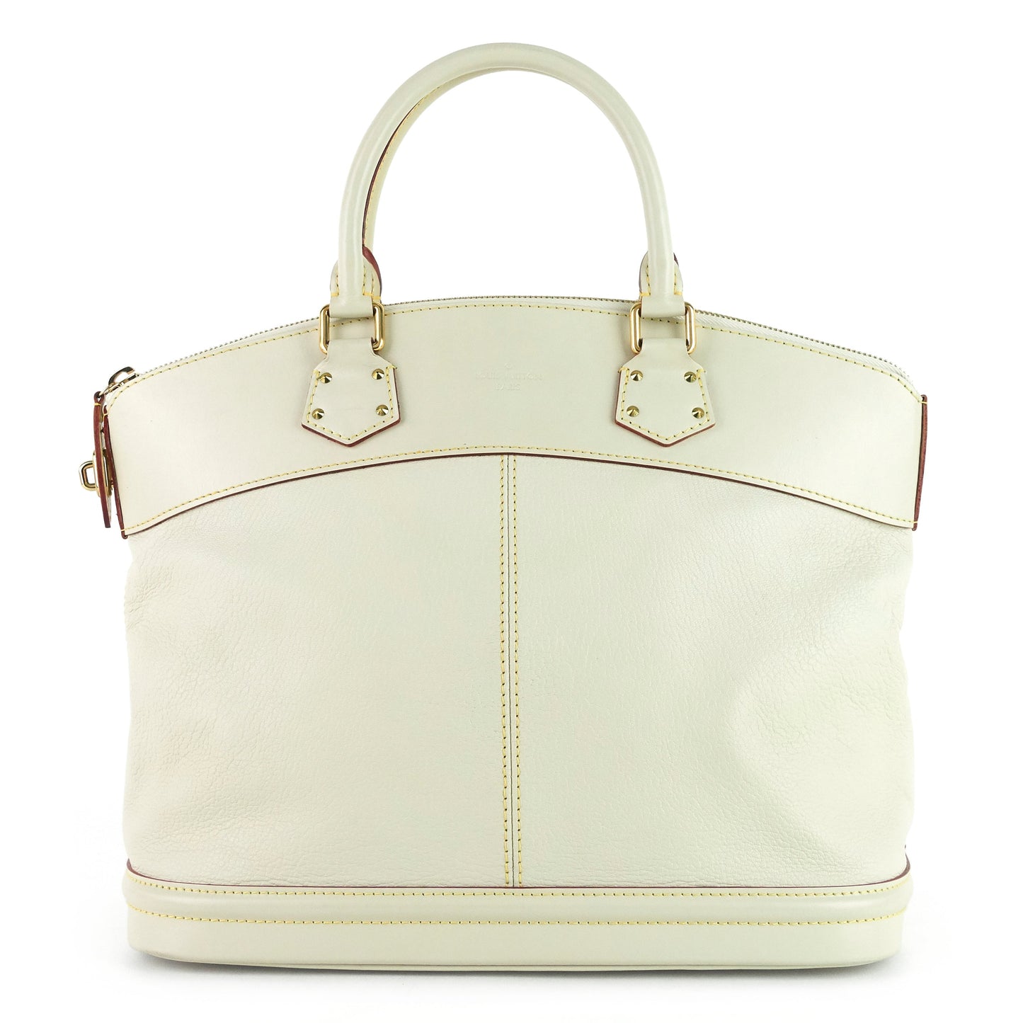 Louis Vuitto Suhali Lockit MM Goatskin Leather Handbag