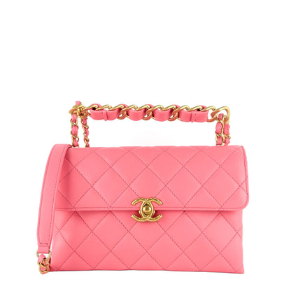 Chanel Small Calfskin Leather Flap Bag