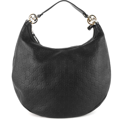 Gucci GG Twins Guccissima Leather Hobo Bag