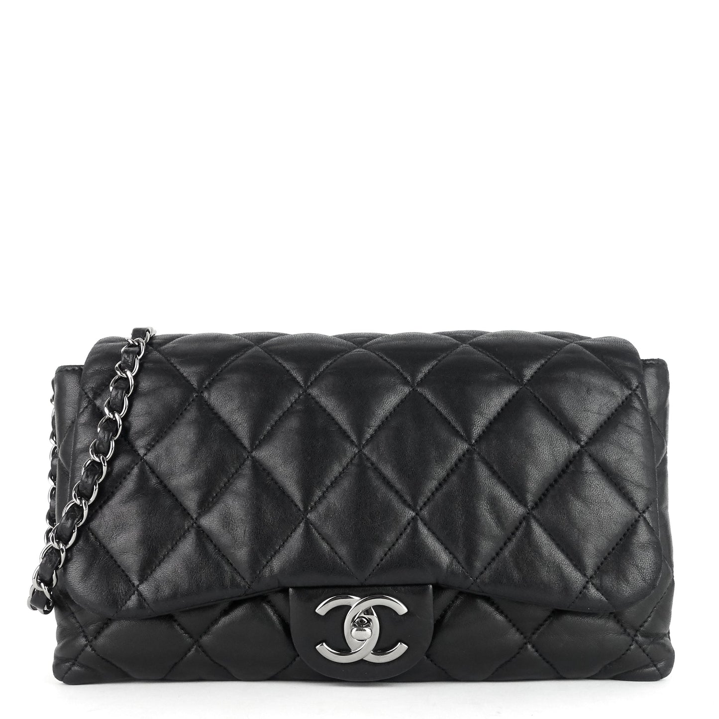 Chanel Accordion Lambskin Flap Bag