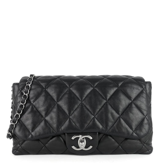 Chanel Accordion Lambskin Flap Bag