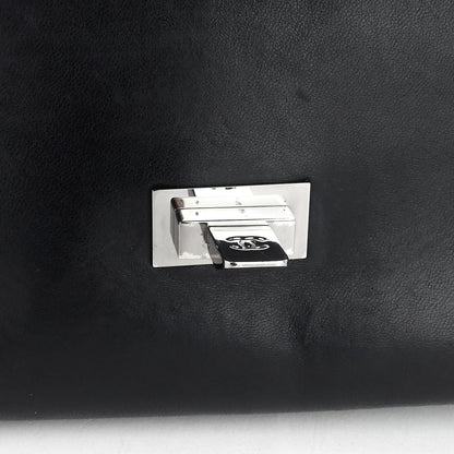 Chanel Lambskin Leather Fliplock Shoulder Bag