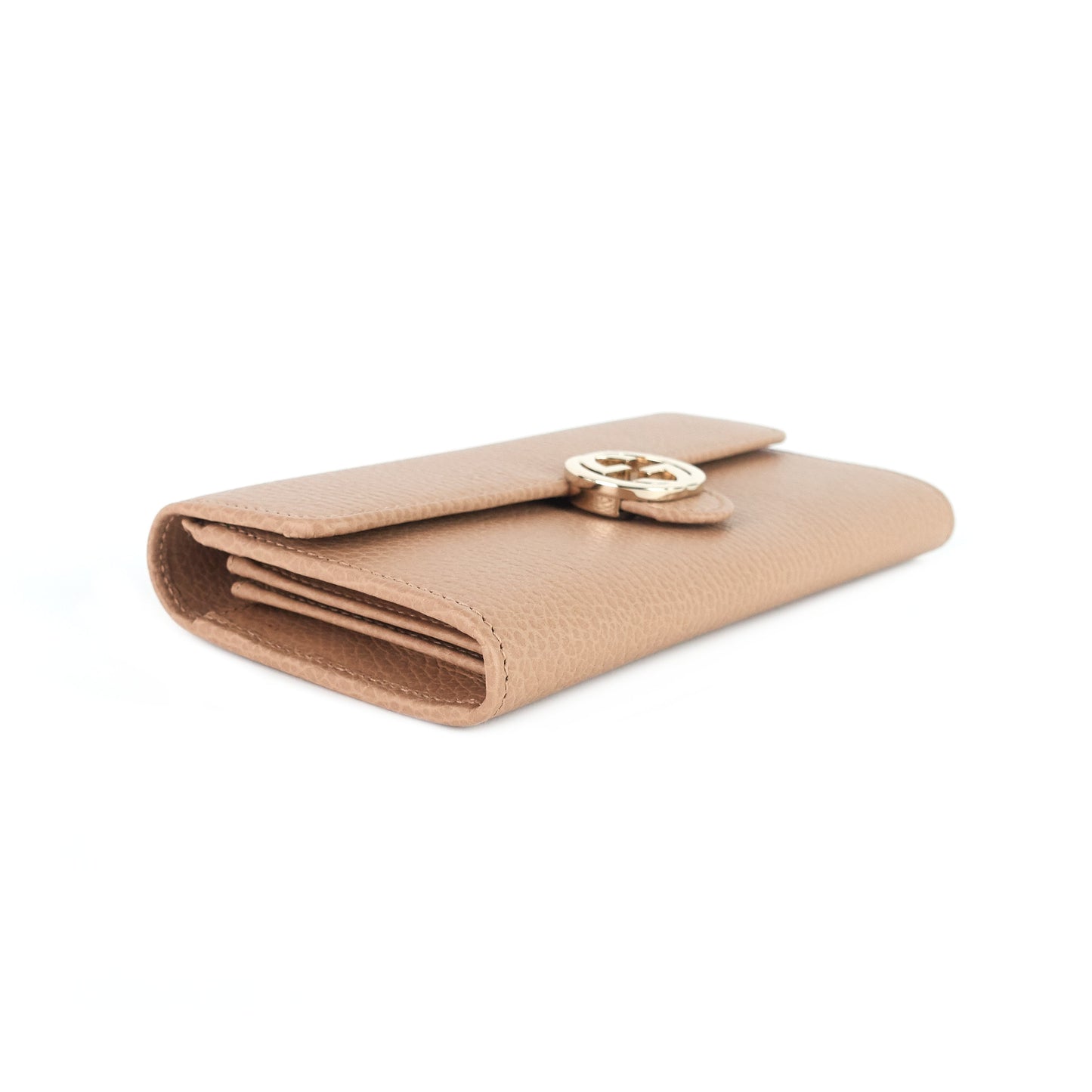 Gucci Dollar Interlocking G Continental Leather Wallet