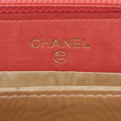 Chanel CC Timeless Caviar Zip Around Wallet