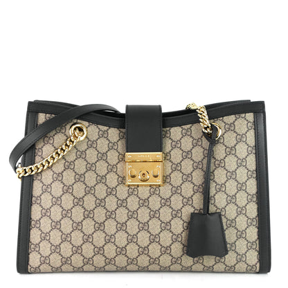 Gucci Padlock Medium GG Supreme Canvas Bag