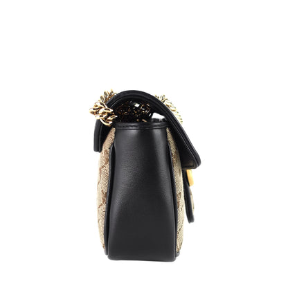 Gucci GG Marmont Small Matelass� Monogram Canvas Shoulder Bag