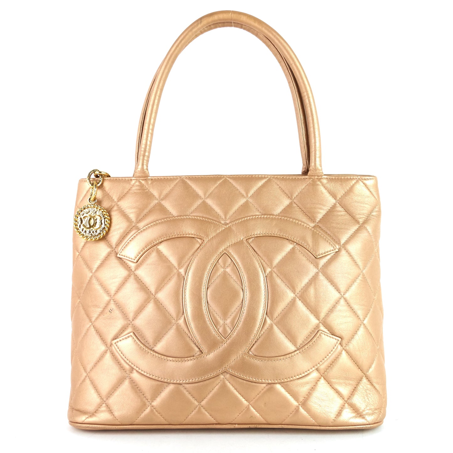 Chanel Medallion Lambskin Tote Bag