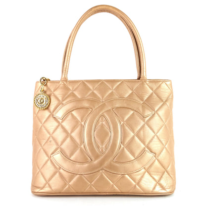 Chanel Medallion Lambskin Tote Bag