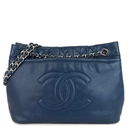 Chanel CC Timeless Caviar Leather Tote Bag