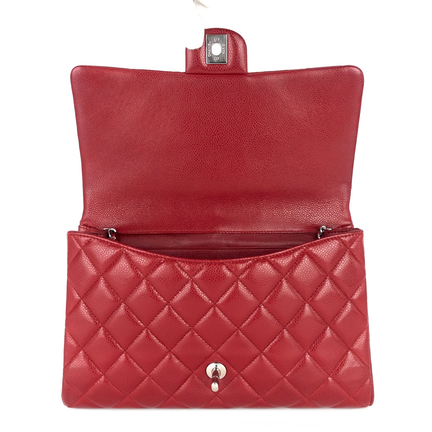 Chanel Quilted Caviar New Clutch with Chain Bag
