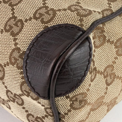 Gucci Vintage Small GG Canvas Boston Bag