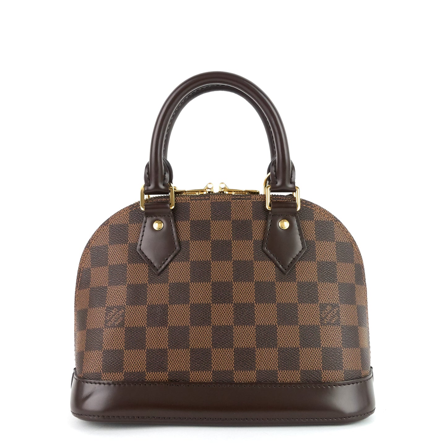 Louis Vuitto Alma BB Damier Ebene Canvas Handbag