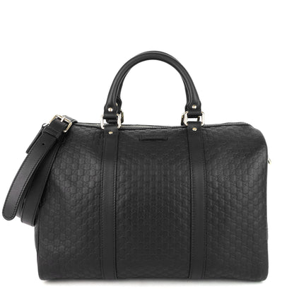 Gucci Joy Medium Boston Microguccissima Leather Bag