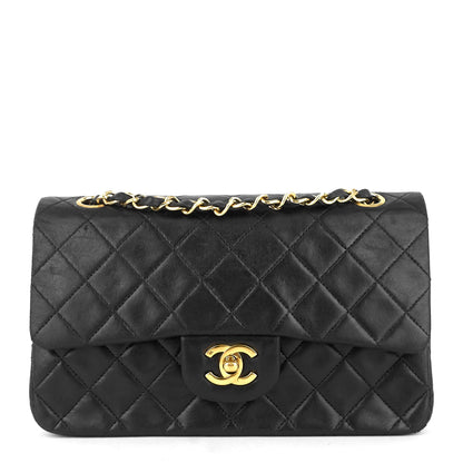 Chanel Double Flap Quilted Lambskin Leather Bag