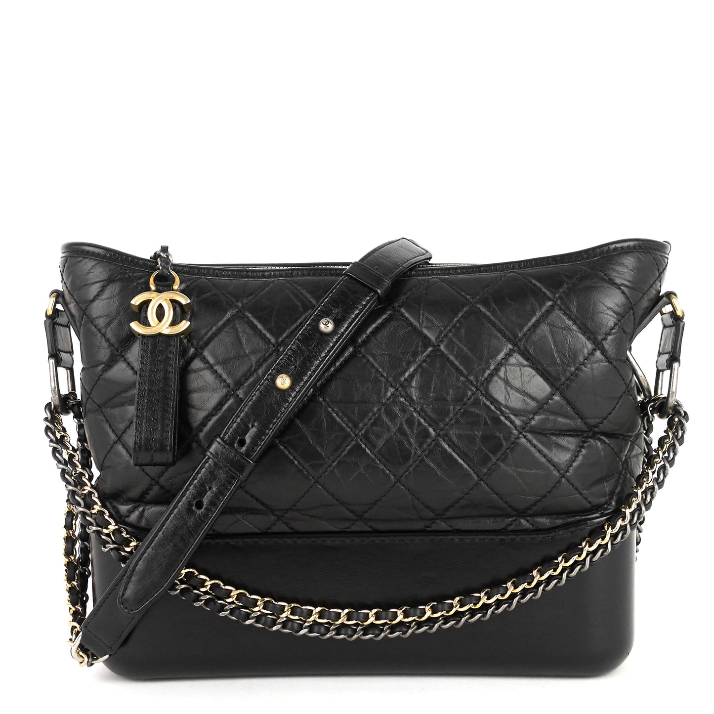 Chanel Gabrielle Medium Calfskin Hobo Bag