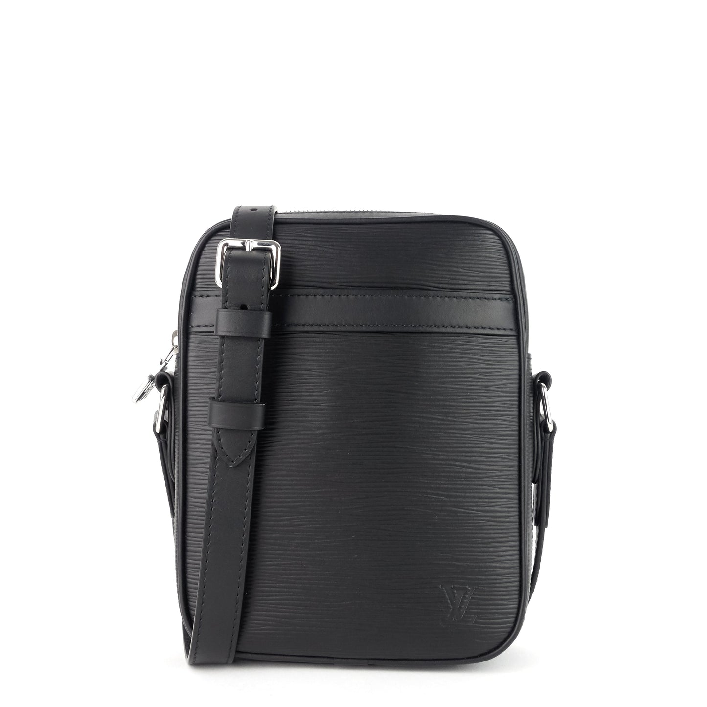 Louis Vuitto Danube Slim Black Epi Leather Bag