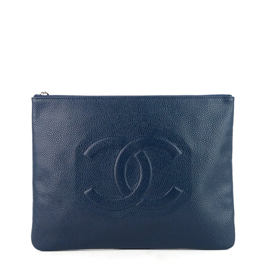 Chanel Timeless CC Caviar Pouch